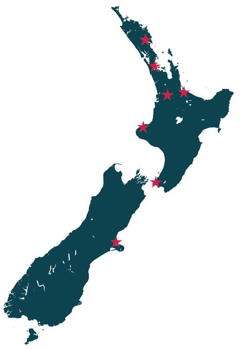 Map of NZ
