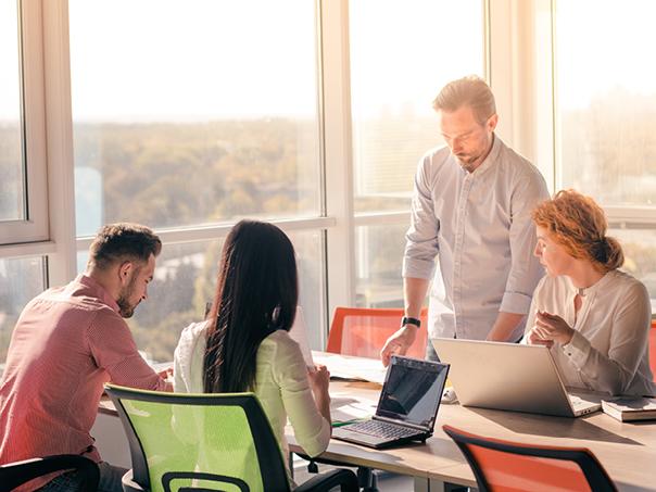 People in a meeting room