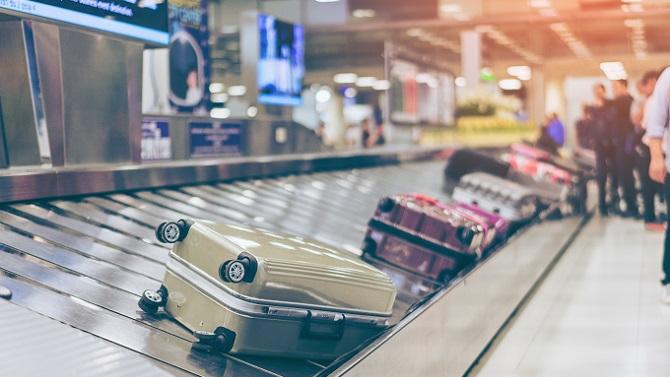 Luggage on carousel