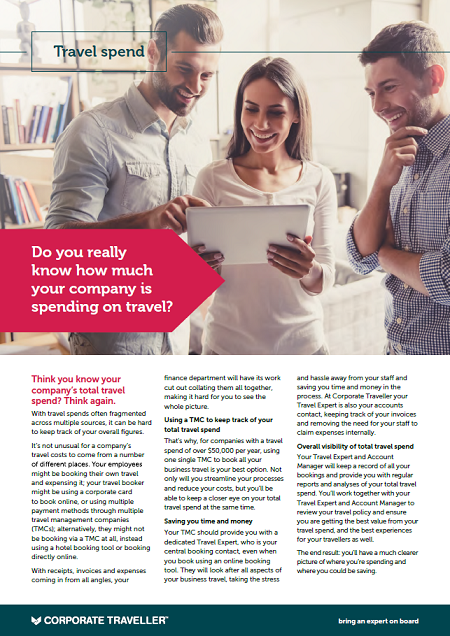 Take control of your travel spend