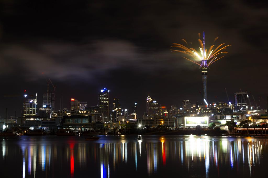 Fireworks in Auckland